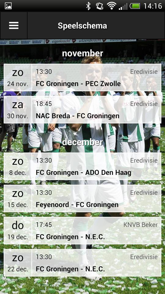 FC Groningen Fancal