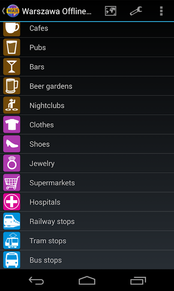 Warsaw Offline City Map Lite