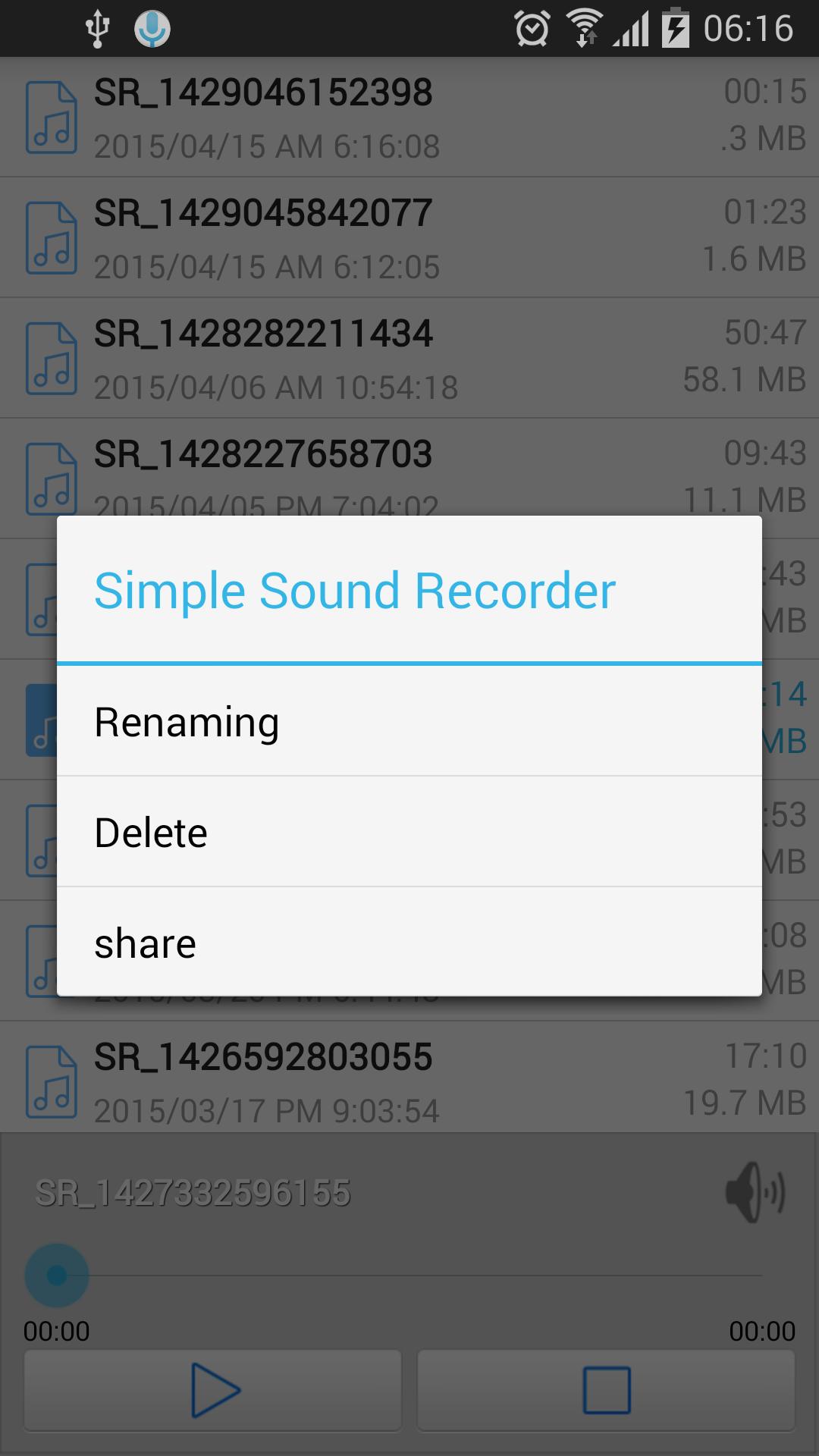 Audio Recorder (save mp3)