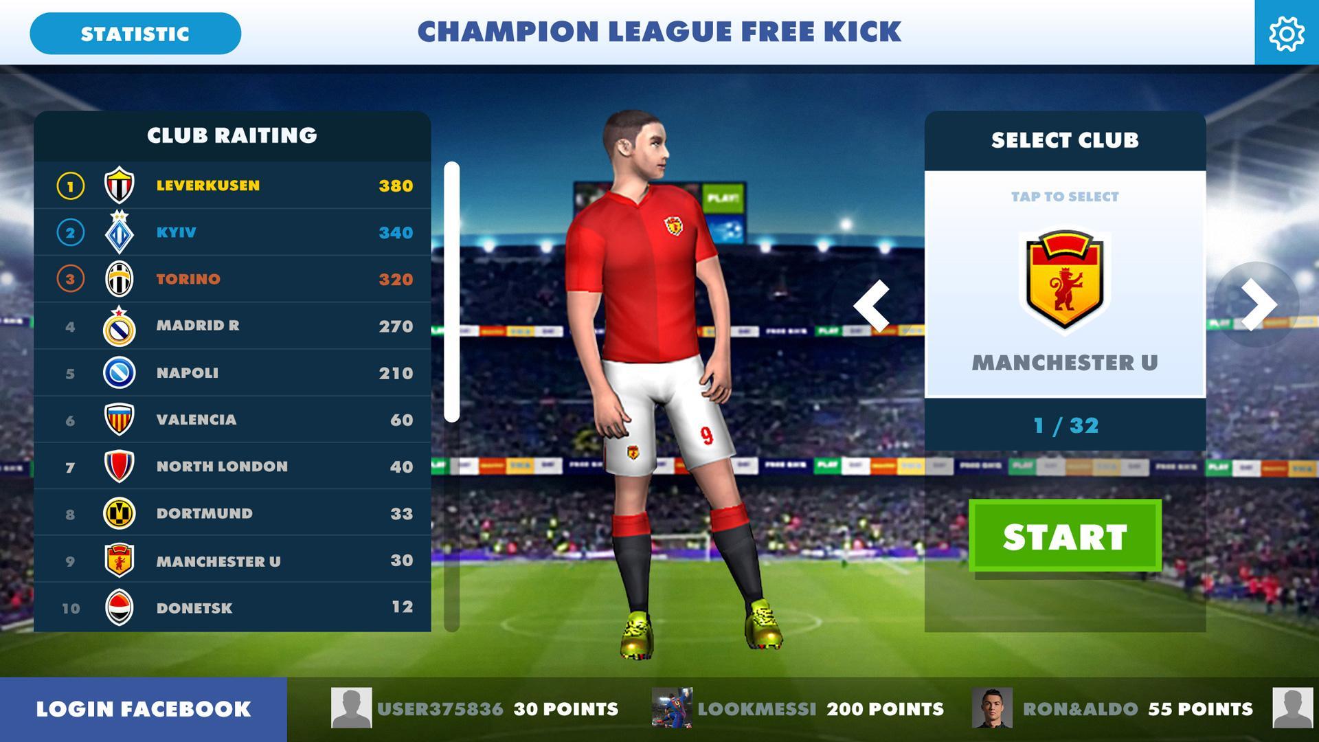 Football Champions Free Kick League 17