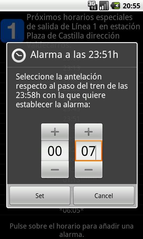 Nighttime Metro Madrid