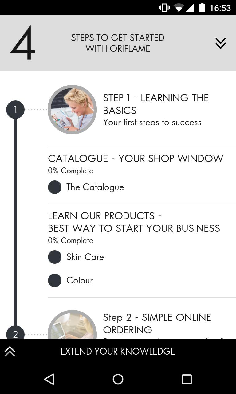 Oriflame Getting Started