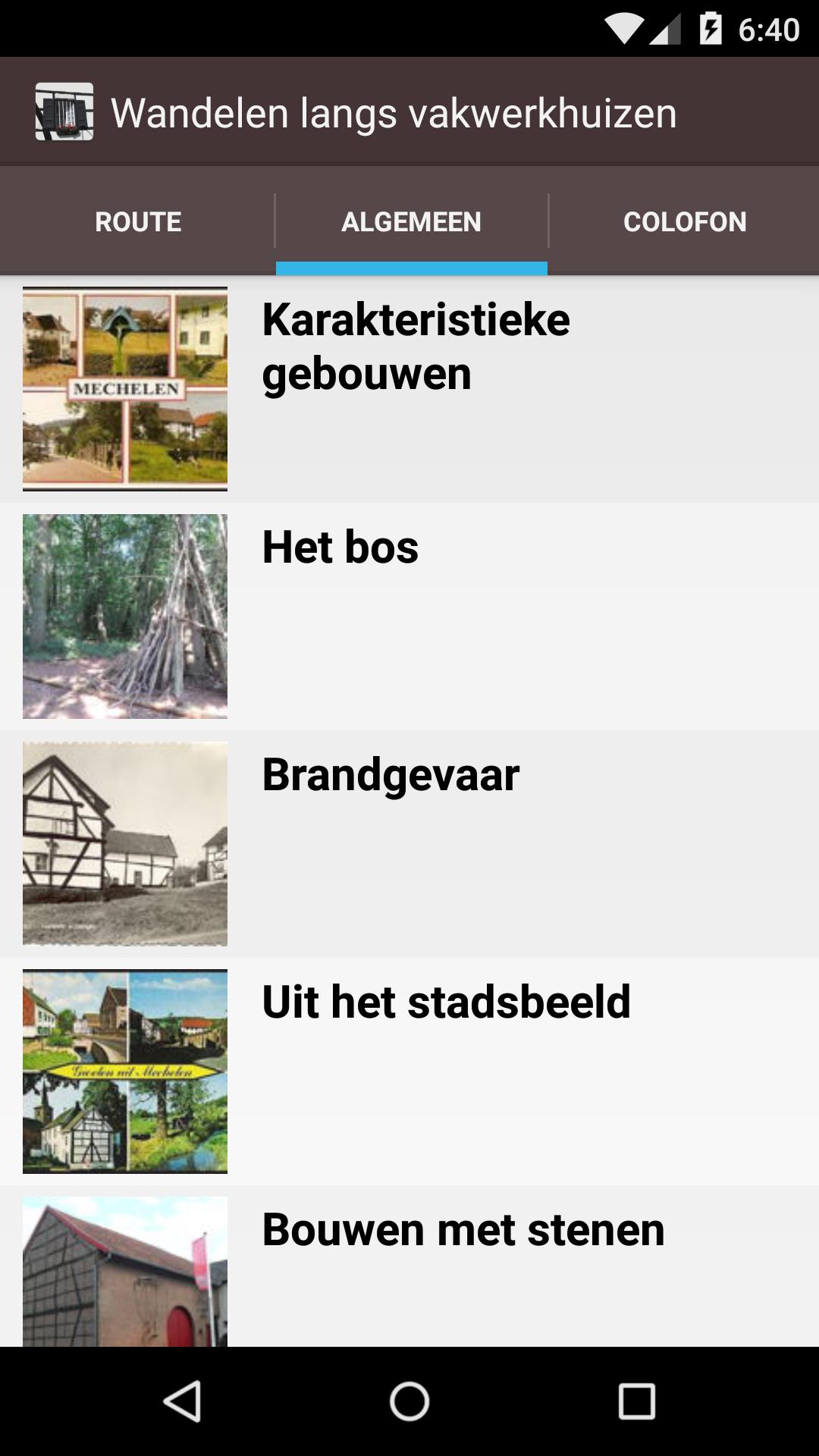 Wandelen langs vakwerkhuizen