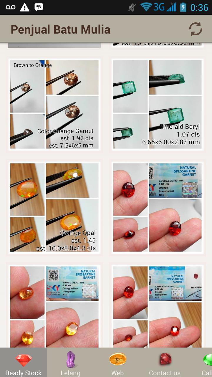 Penjual Batu Mulia (Gemstones)