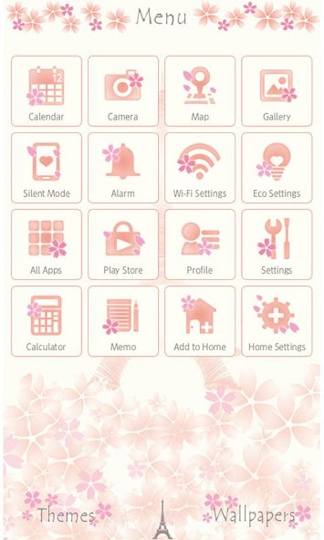 Springtime in Paris Wallpaper