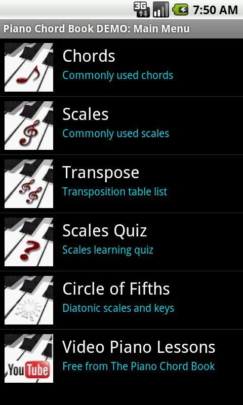Piano Chord Book DEMO