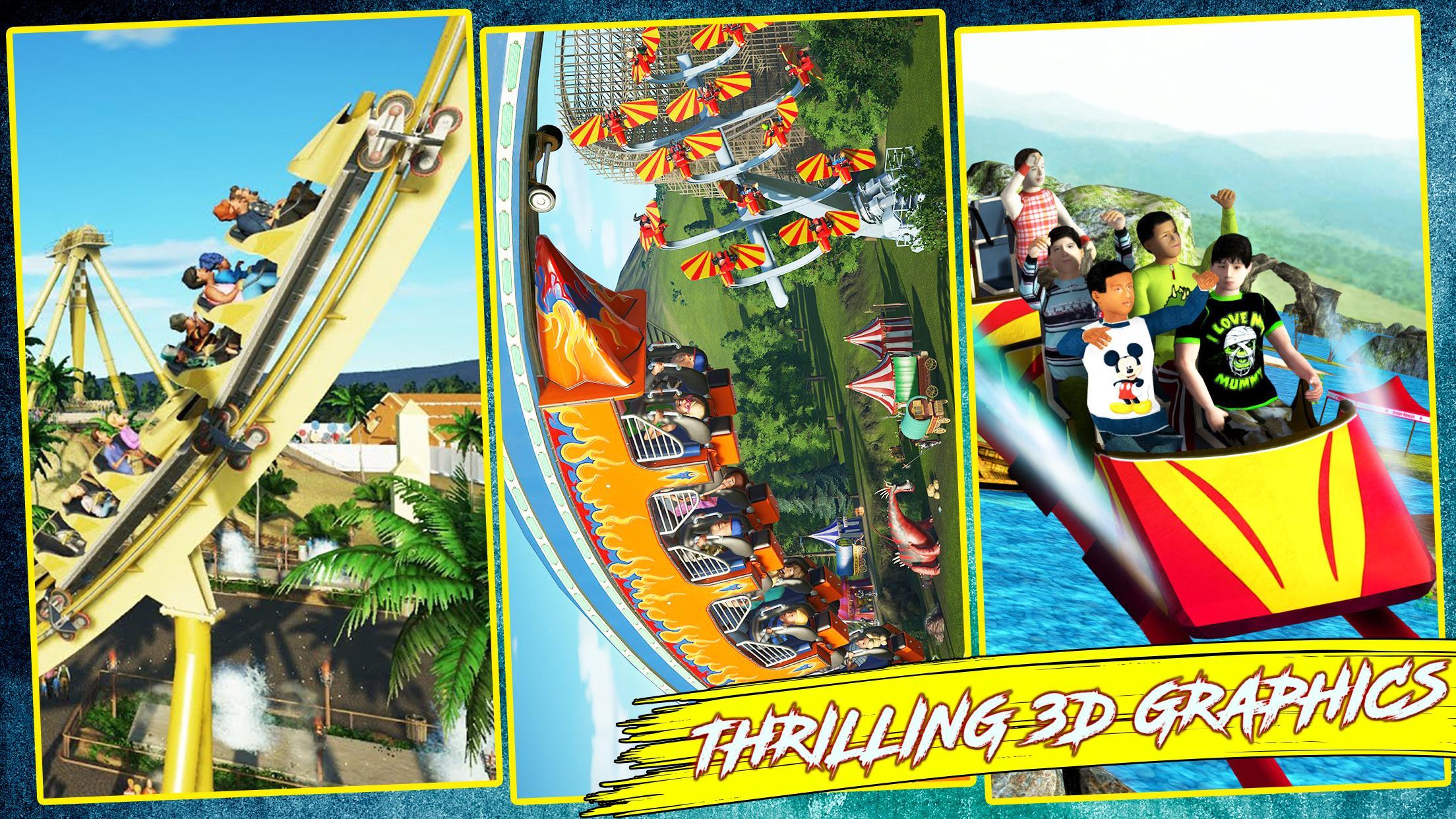 VR Roller Coaster Simulator 3D - Theme Park Tycoon