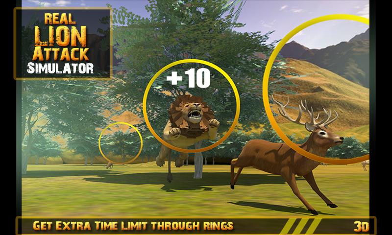 Real Lion Attack Simulator 3D