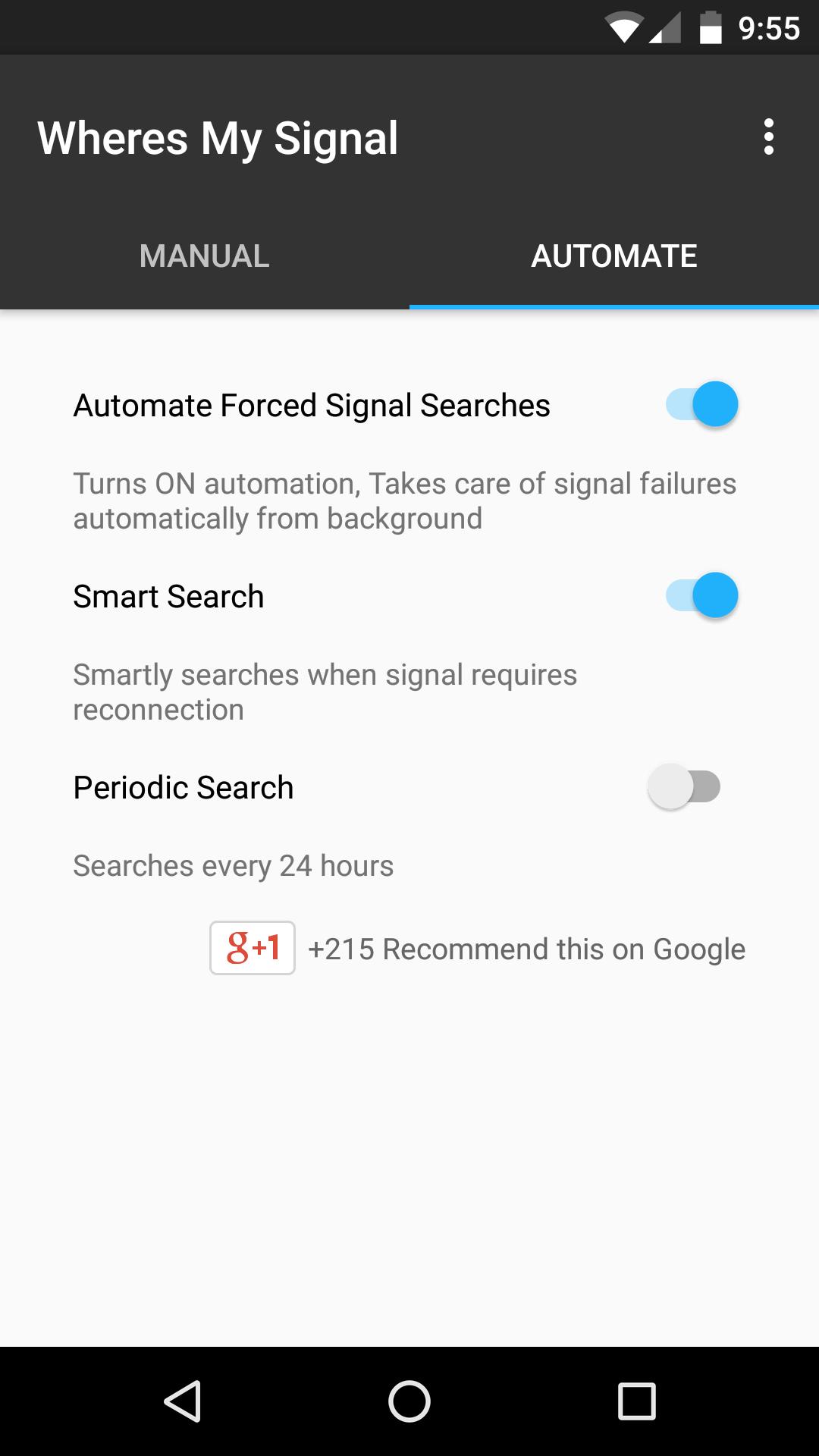 Wheres my Signal Lite