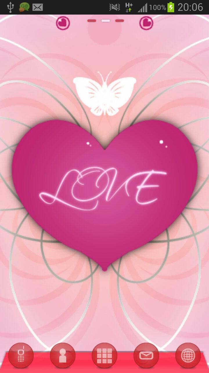 GO Launcher Theme Romantic