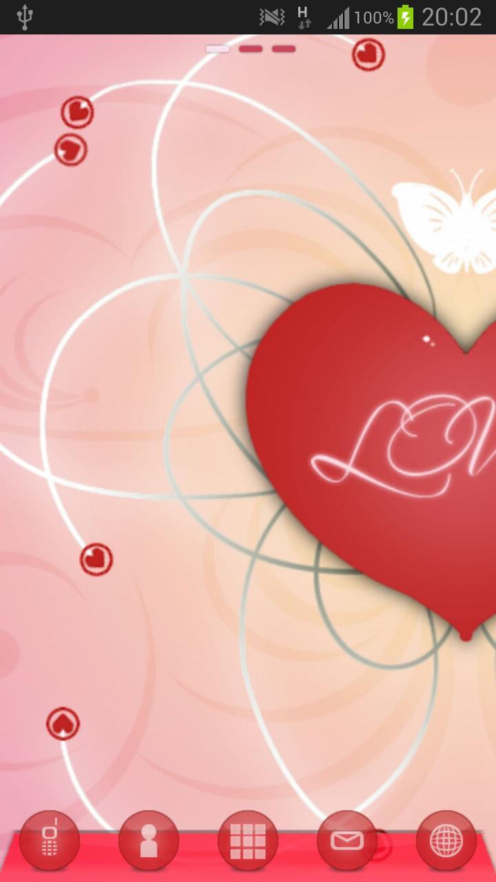 GO Launcher Theme Romantic