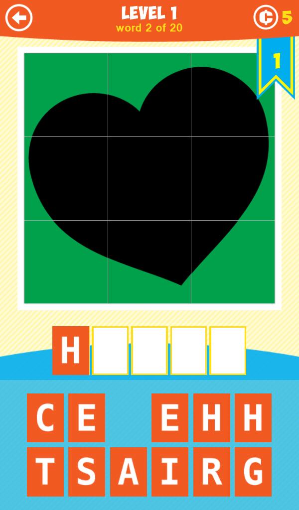 1 Pic 1 Word: Shadow Game