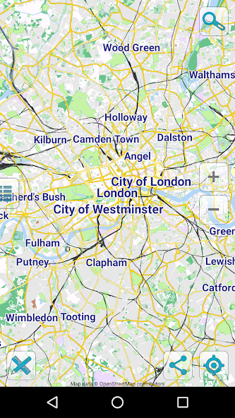 Map of London offline