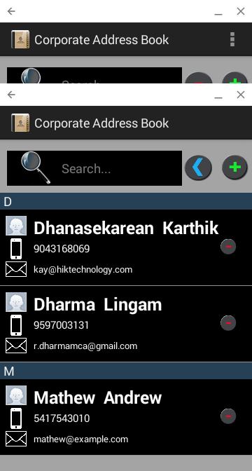 Corporate Address Book
