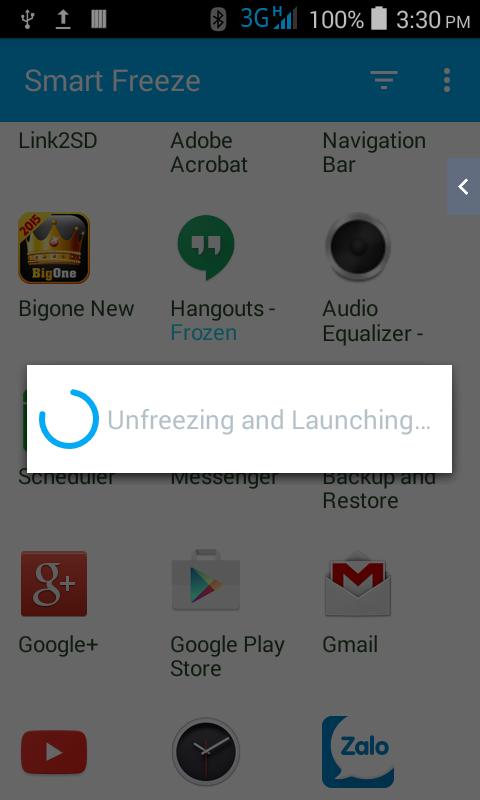 Freeze App (root)