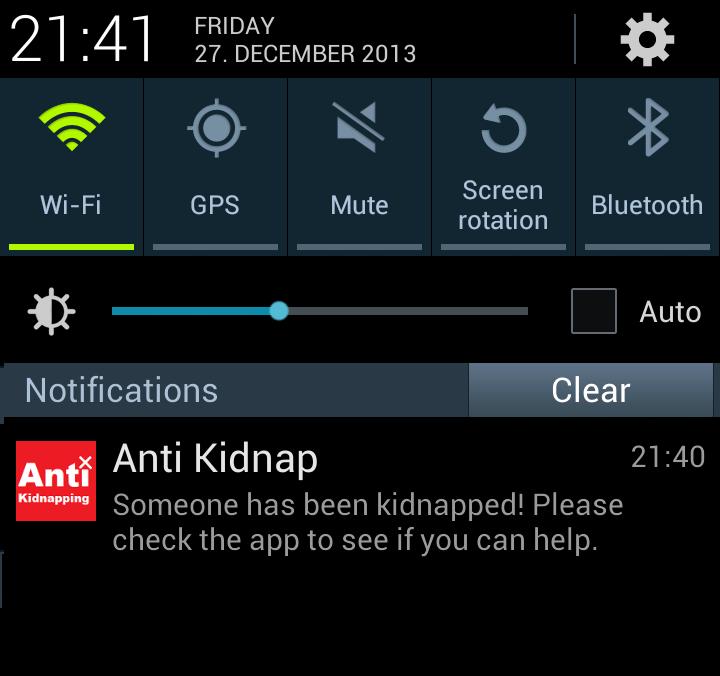Anti Kidnapping
