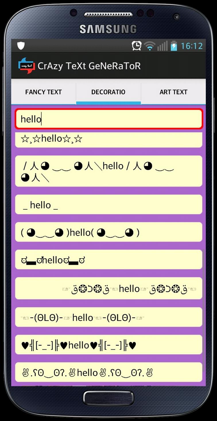 CrAzy TeXt for WhatsApp chat