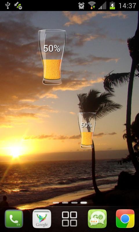 Beer in Glass HD Battery