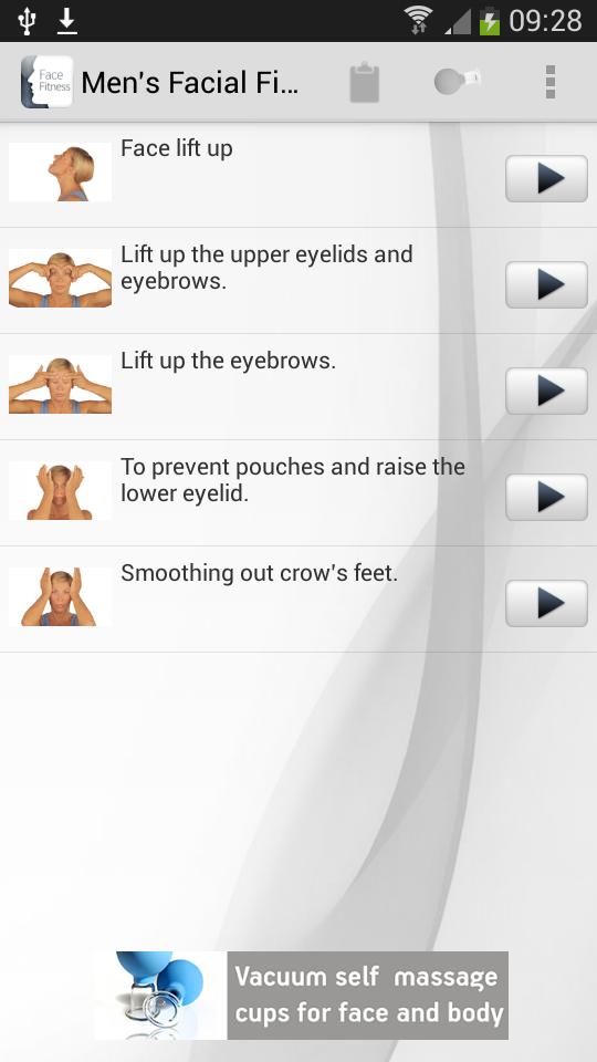 Men's Facial exercises