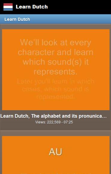 Learn Dutch Language