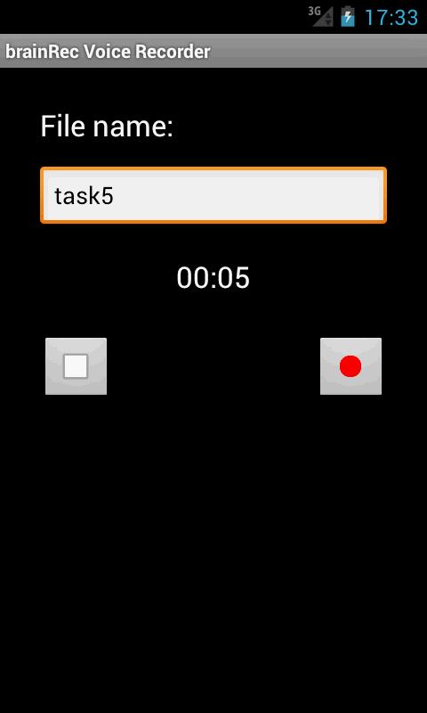 brainRec Voice Recorder