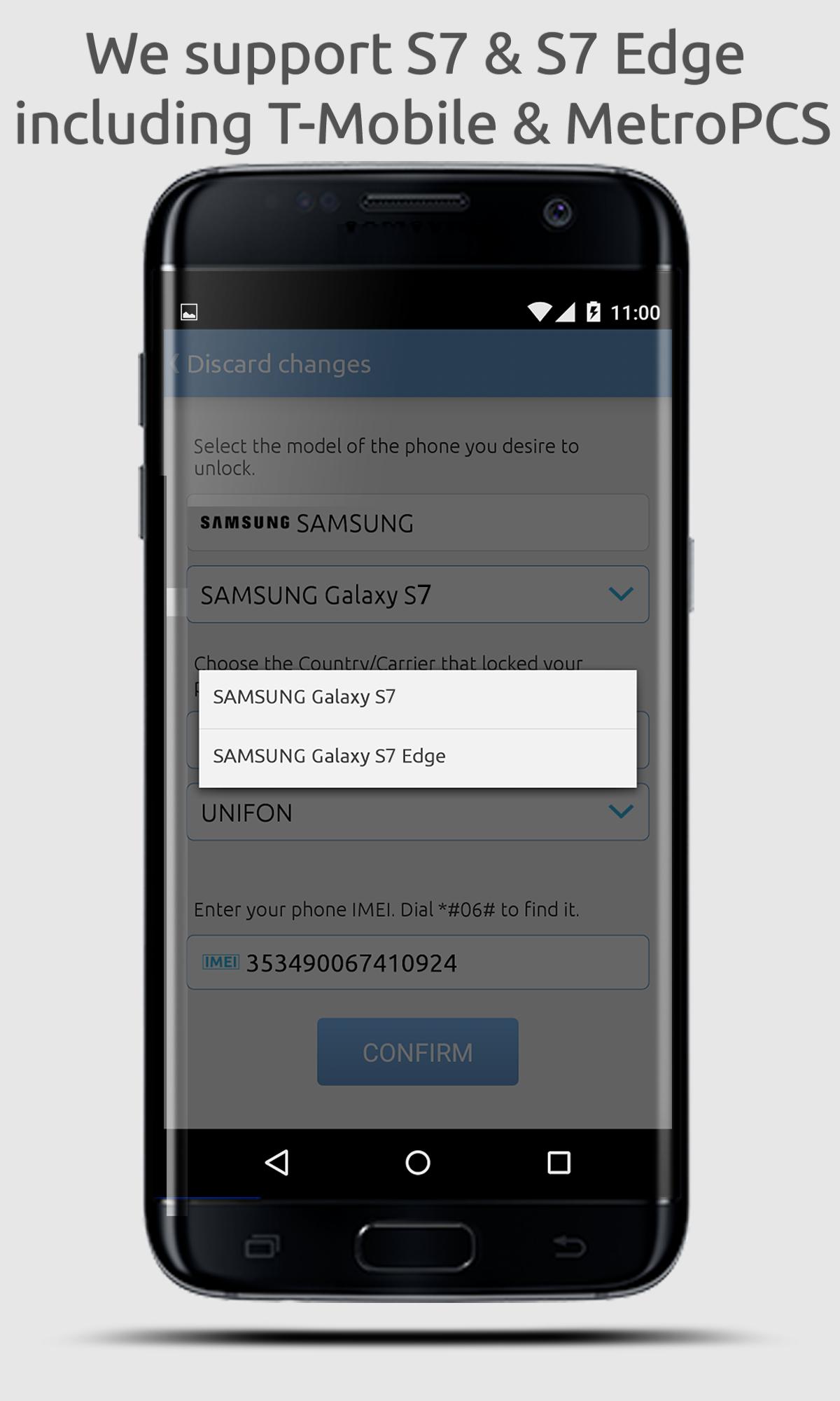 SIM Unlock for Galaxy S8