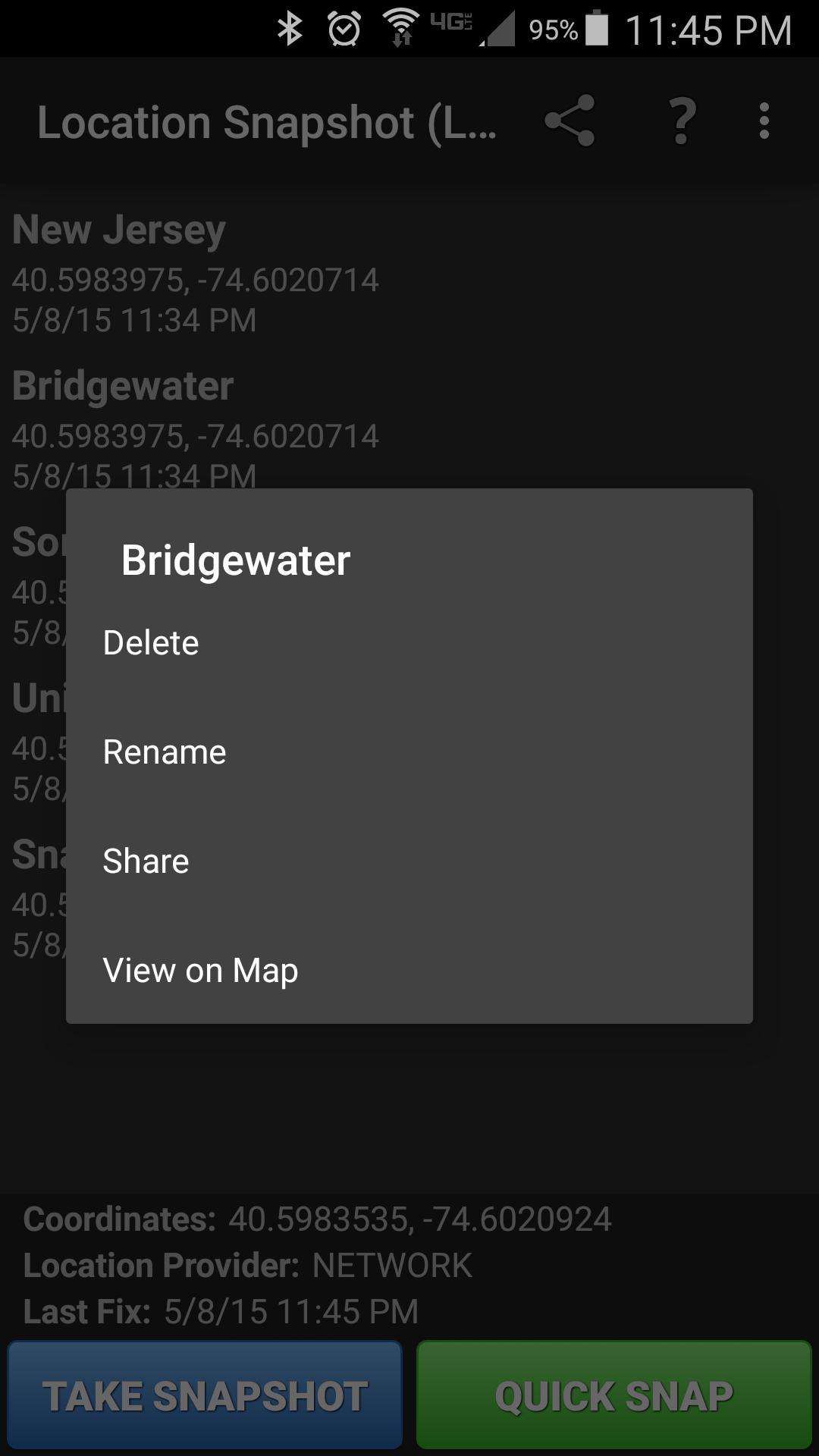 Location Snapshot (Lite)