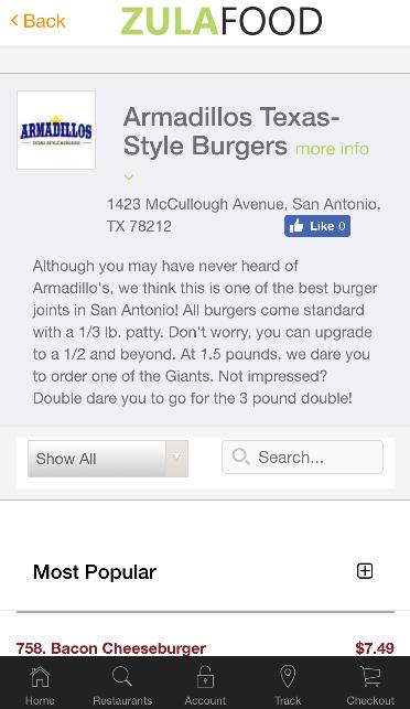 ZULAFOOD - Restaurant Delivery