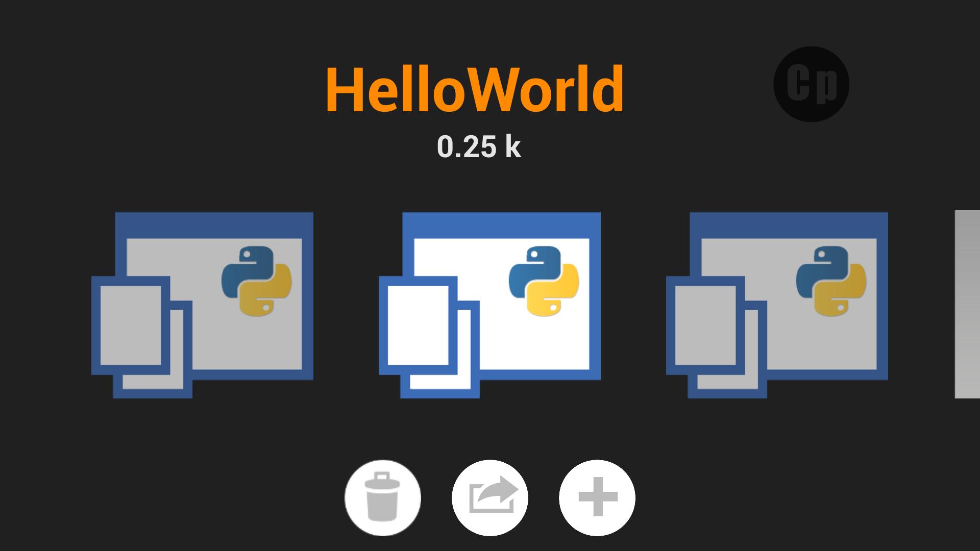 CodePad python plugin