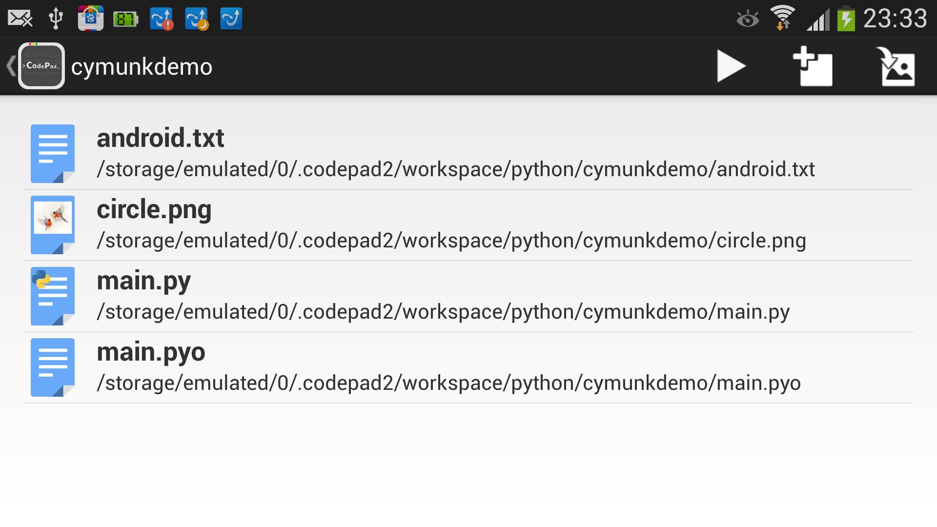 CodePad python plugin