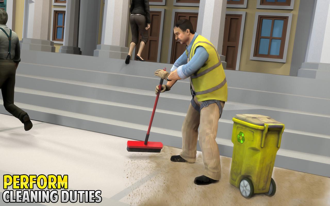 Janitor Simulator: Real Life Super Hero Clean Road