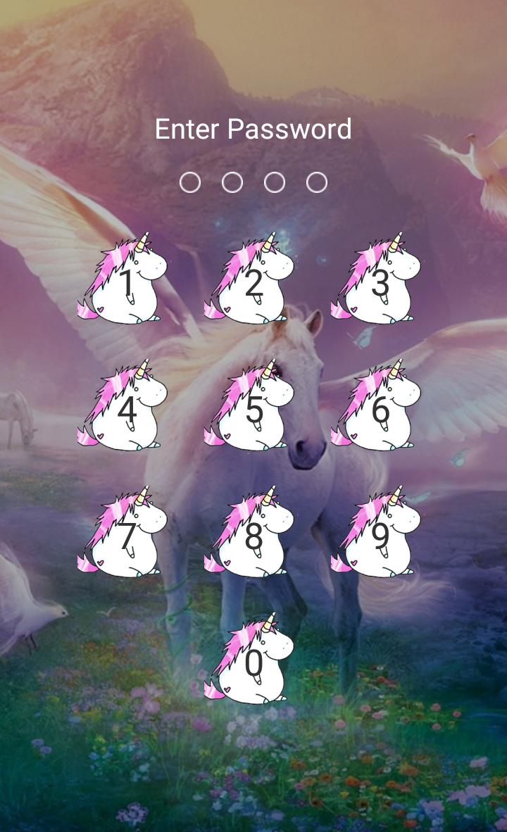 Slide to Unlock - Unicorn Lock