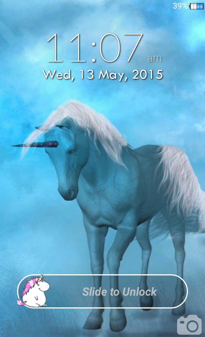 Slide to Unlock - Unicorn Lock
