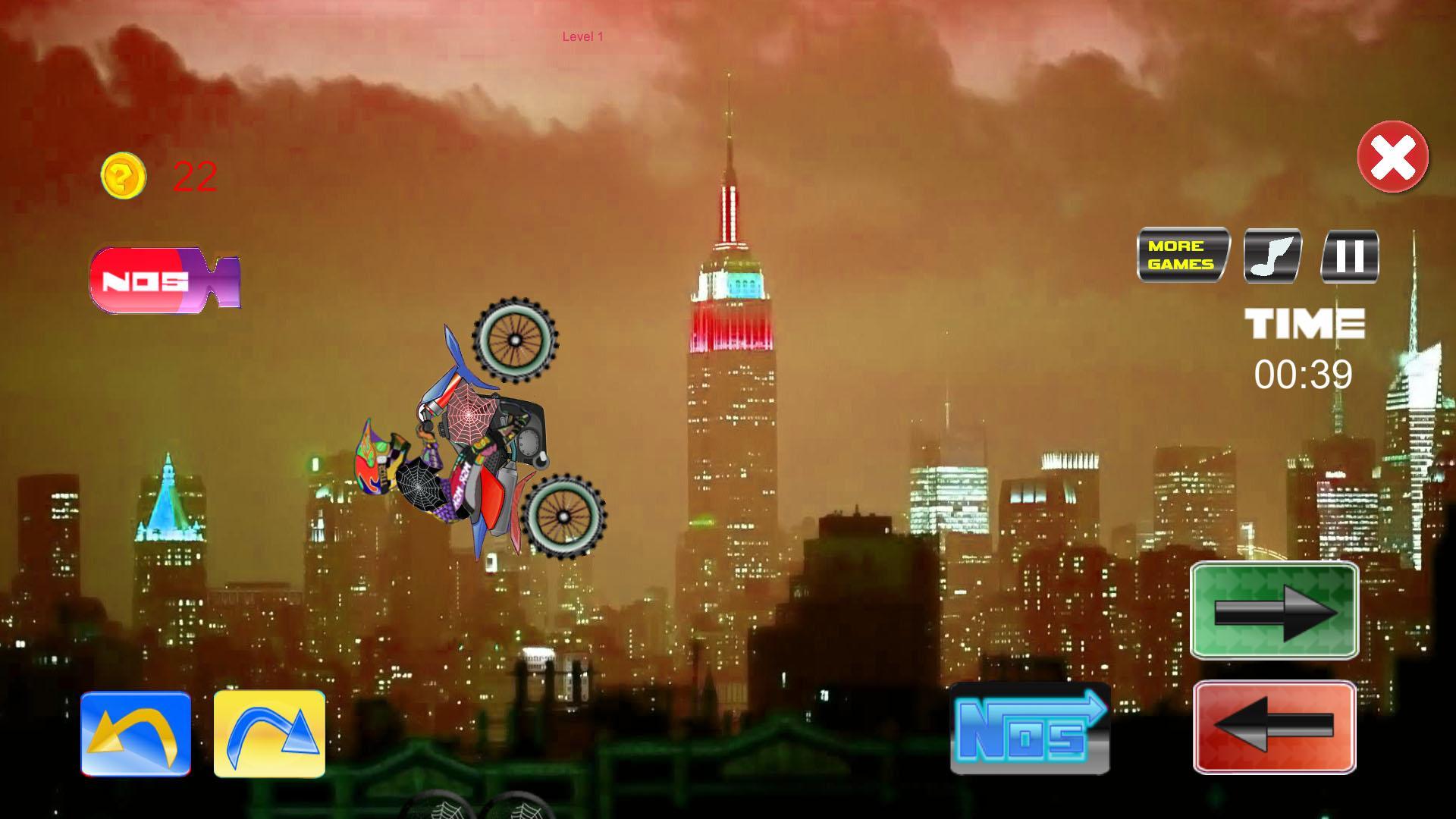 Spider Motocross Stunts
