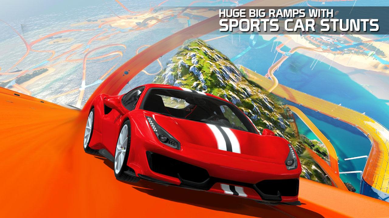 Mega Ramp Hot Car Jumping: Race Off Car Stunt Game