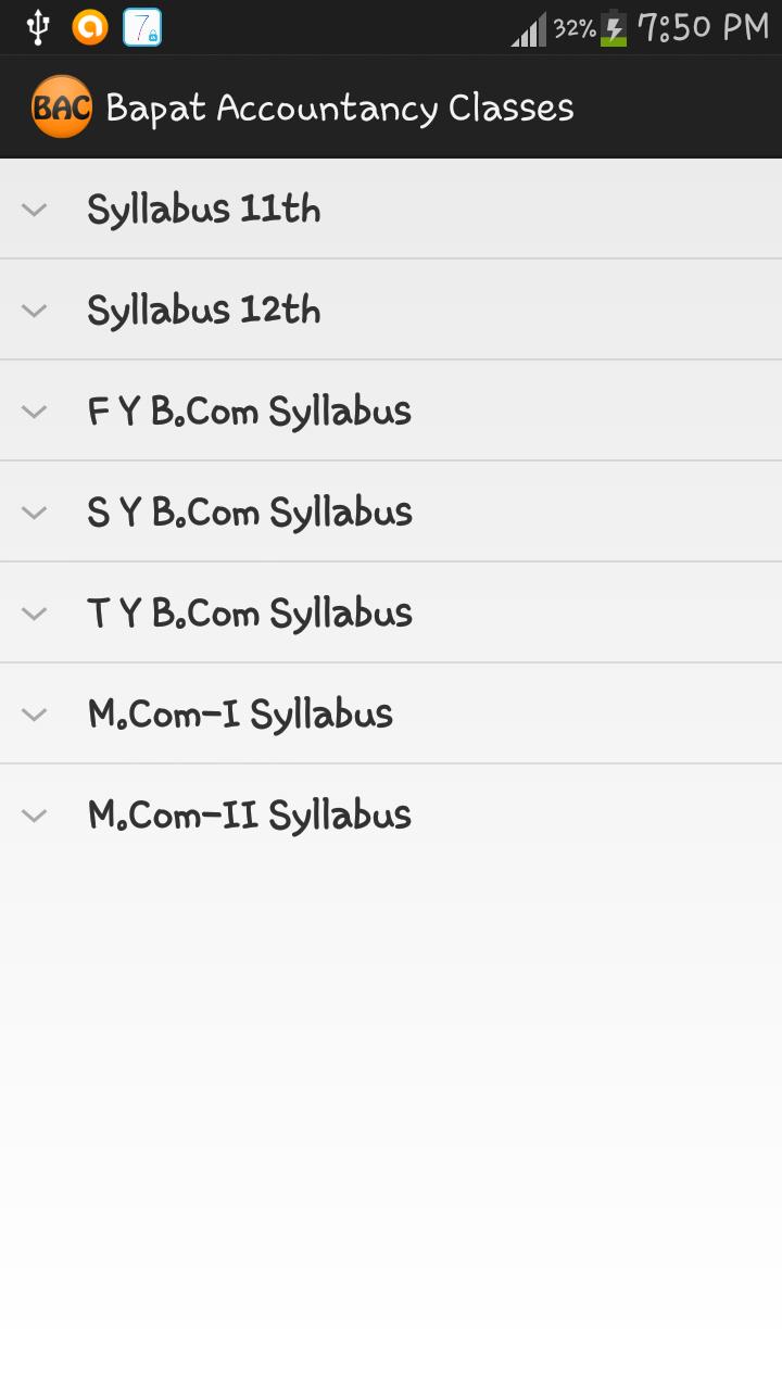 Bapat Accountancy Classes