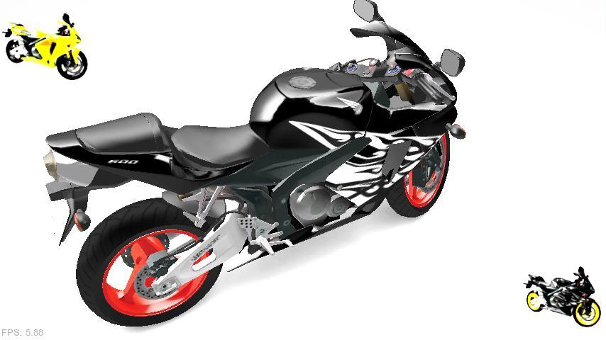 3D bike color configurator