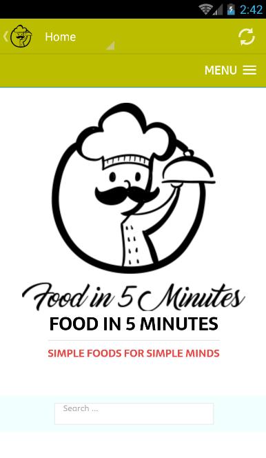 Food in 5 Minutes