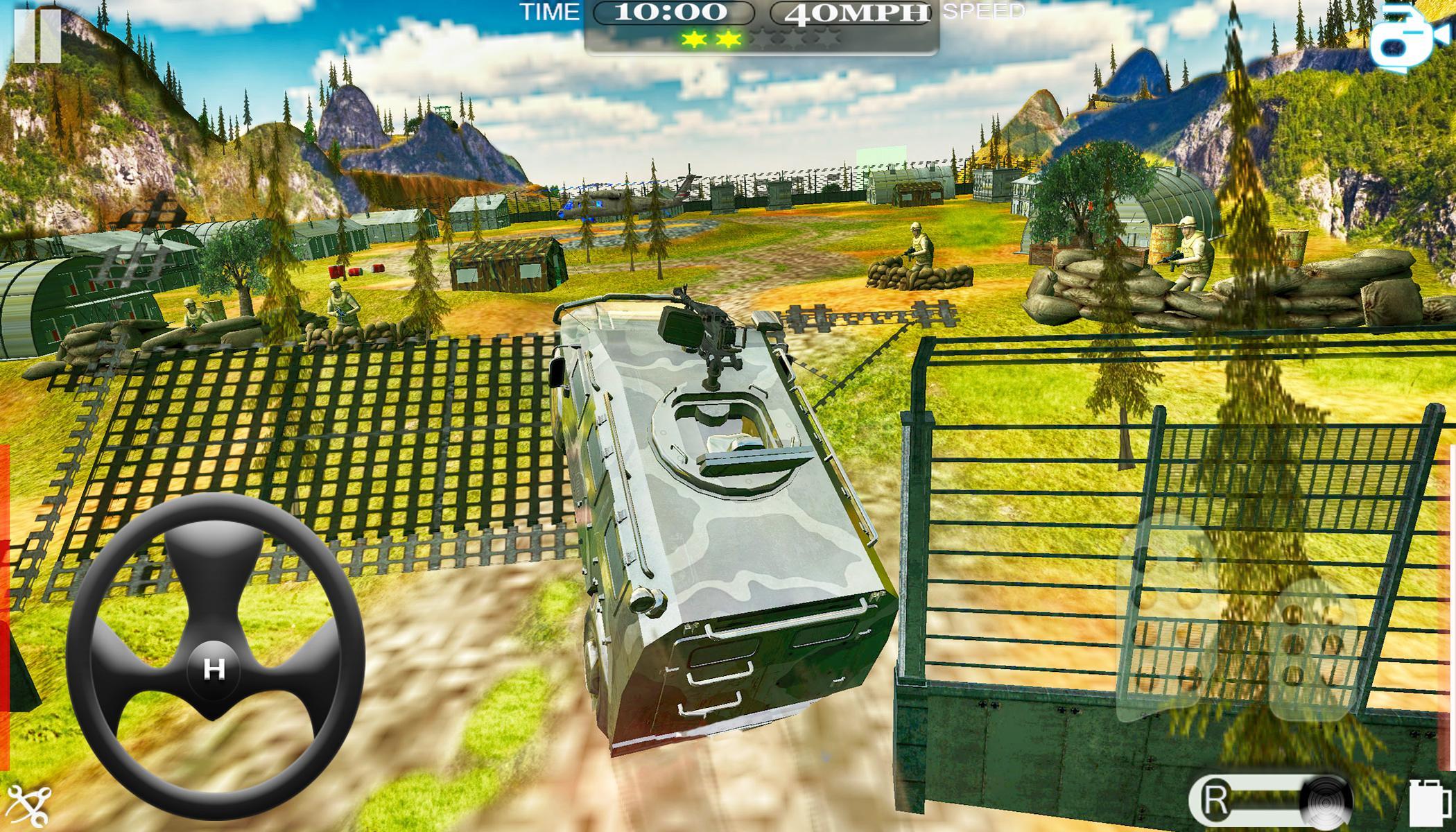 Army Truck Off-road Hill Climb