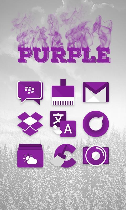 Purple - Solo Launcher Theme