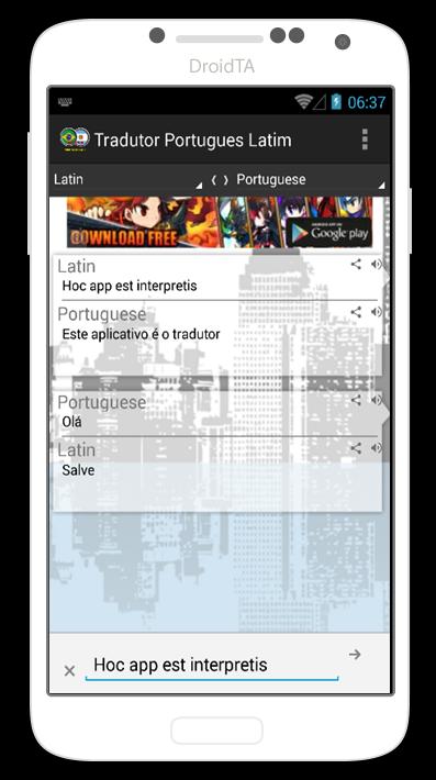 Tradutor Portugues Latim