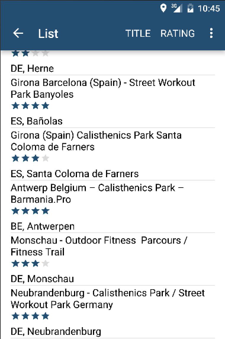 Calisthenics Parks (beta)