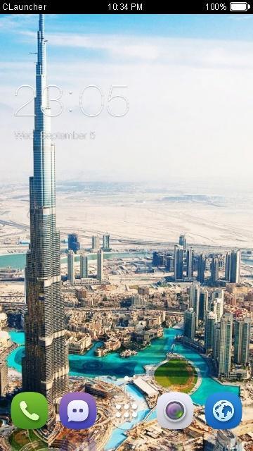 Burj Khalifa City Theme HD