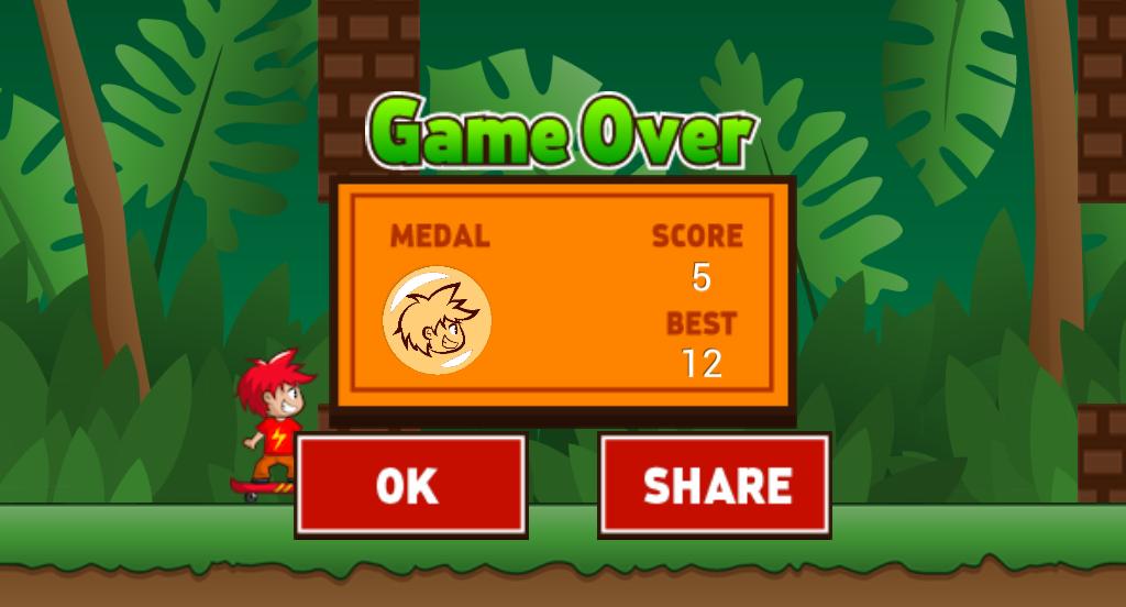 Skater Forest Escape Jump 3D