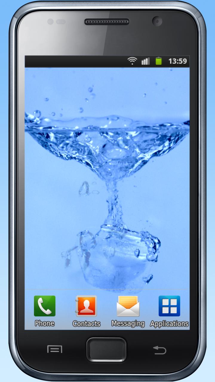 Water drops, water bubbles