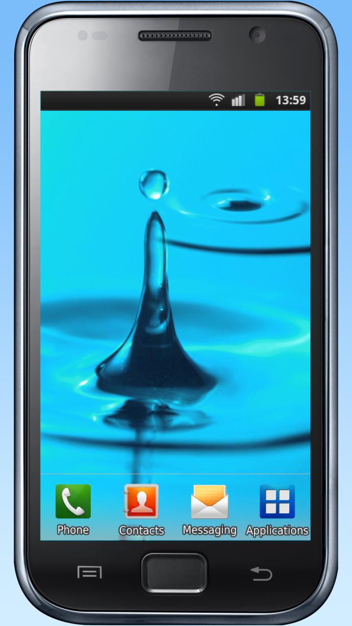 Water drops, water bubbles