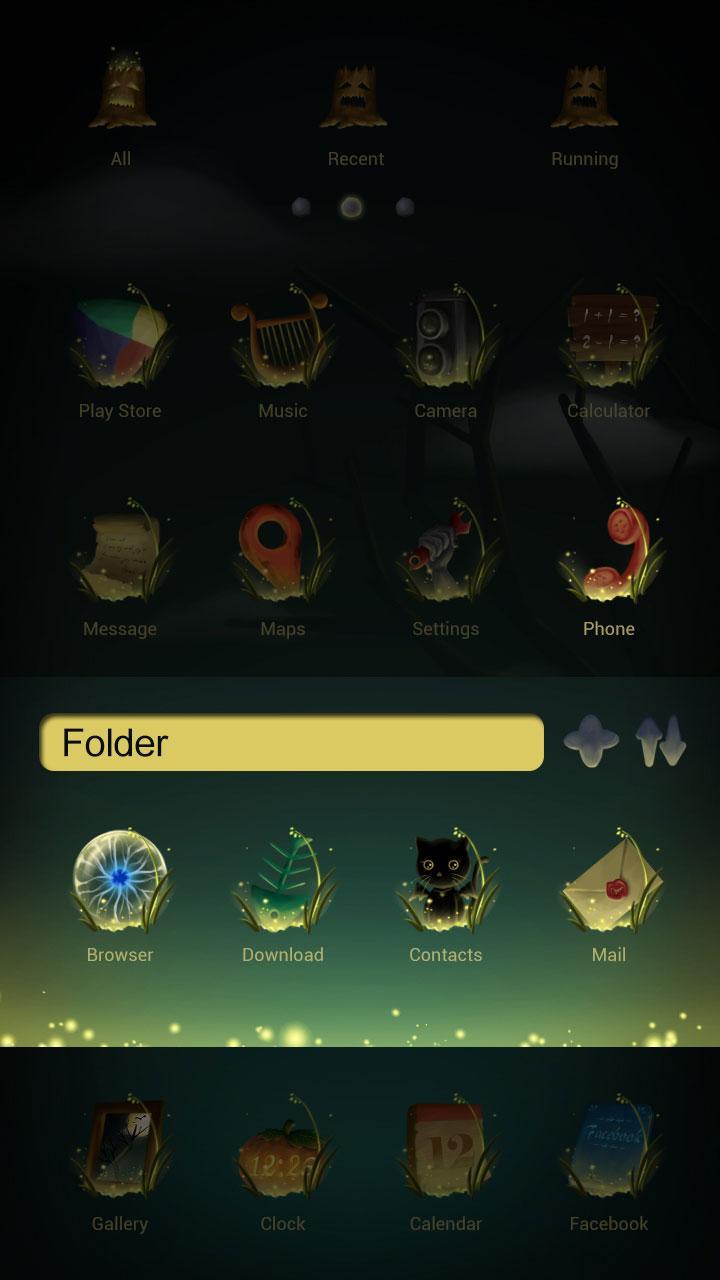 Batcat GO Launcher Theme