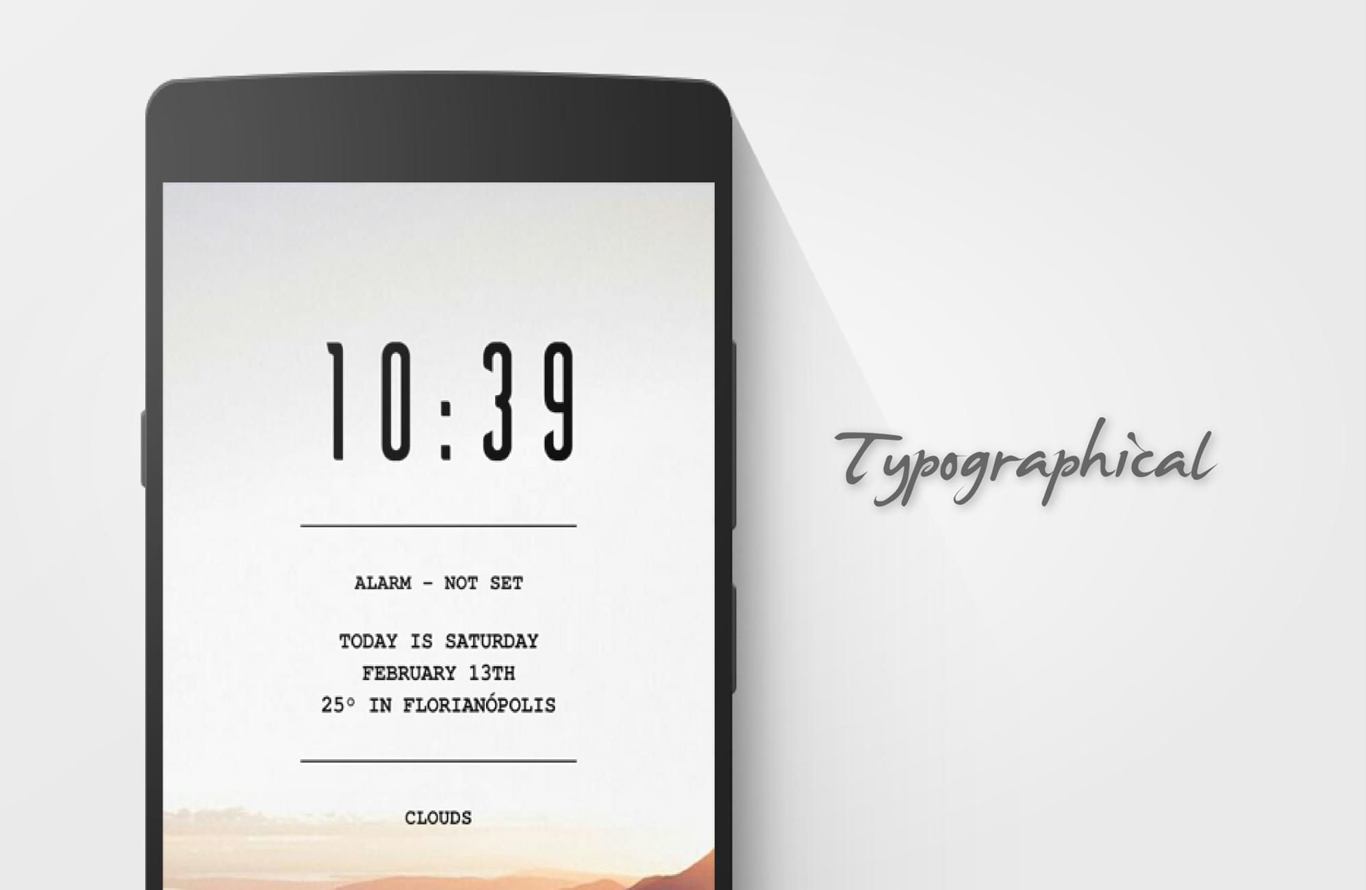 Typographical Zooper Theme