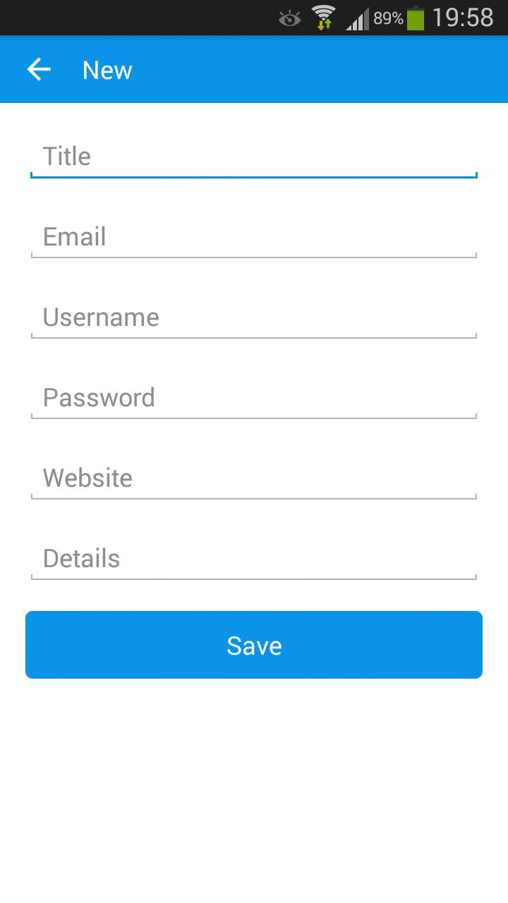 All Passwords In One Place