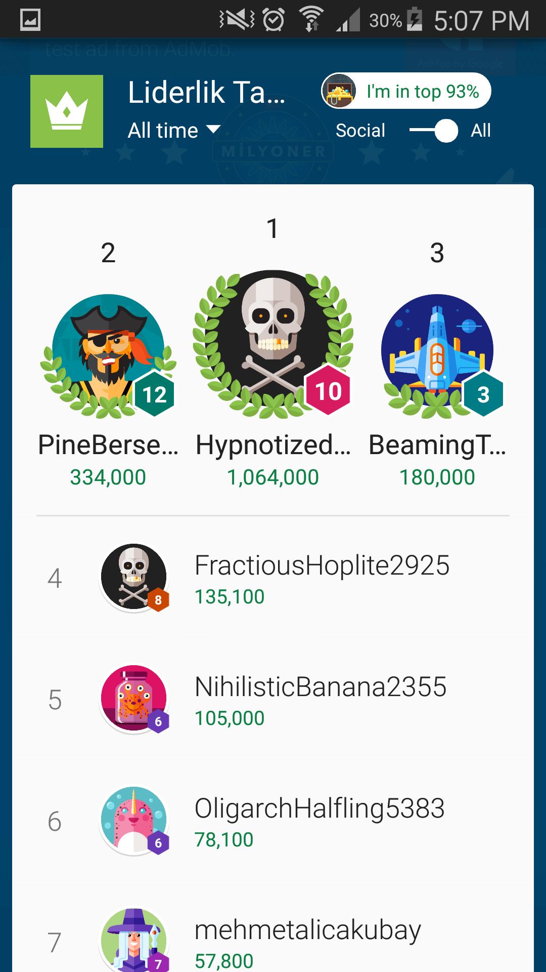 Milyoner 2018 - Millionaire quiz game in Turkish